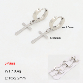 2E2006161bhia-233  Stainless Steel Earrings