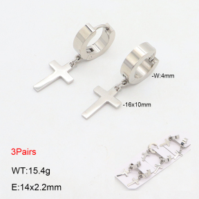 2E2006166bhia-233  Stainless Steel Earrings