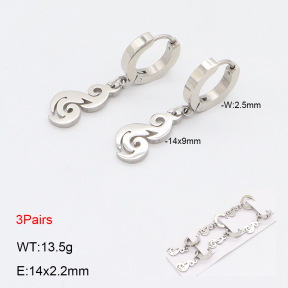 2E2006174bhia-233  Stainless Steel Earrings