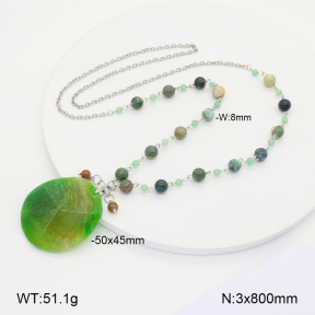 2N4004387ajvb-666  Stainless Steel Necklace