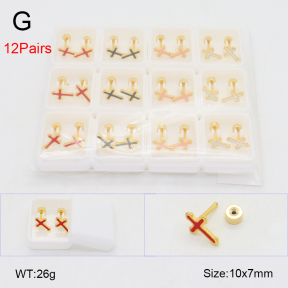 2PU500602akoa-254  Stainless Steel Earrings