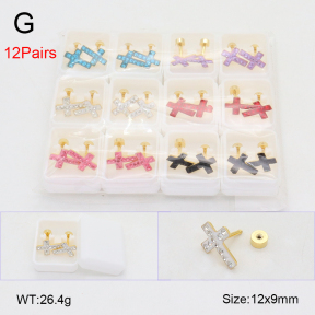 2PU500605akoa-254  Stainless Steel Earrings