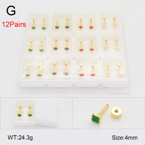 2PU500608akoa-254  Stainless Steel Earrings