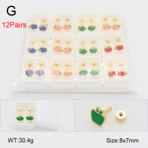 2PU500609akoa-254  Stainless Steel Earrings