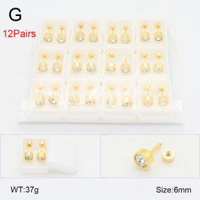 2PU500614ajma-254  Stainless Steel Earrings