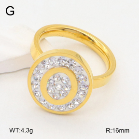 2R4001754bbov-317  6-9#  Stainless Steel Ring