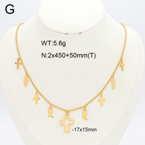 2N2006112abol-474  Stainless Steel Necklace