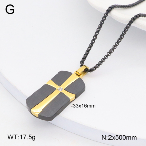2N4004399bbov-749  Stainless Steel Necklace