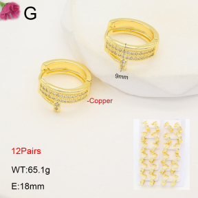 F2E402088bnib-J22  Fashion Copper Earrings