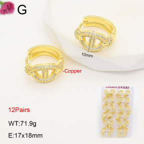 F2E402093bnib-J22  Fashion Copper Earrings