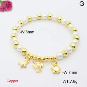 F6B301307bbov-L017  Fashion Copper Bracelet