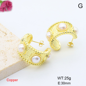 F6E302040vbmb-L017  Fashion Copper Earrings