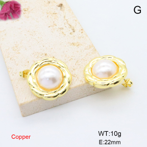 F6E302042baka-L017  Fashion Copper Earrings