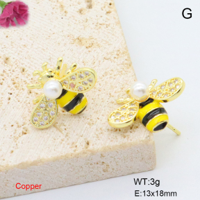 F6E405703ablb-L017  Fashion Copper Earrings
