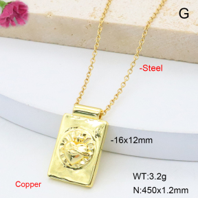 F6N200982vaia-L017  Fashion Copper Necklace