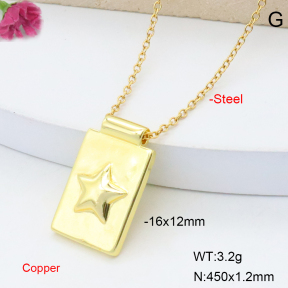 F6N200983vaia-L017  Fashion Copper Necklace