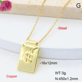 F6N200984vaia-L017  Fashion Copper Necklace