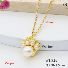 F6N301513vail-L017  Fashion Copper Necklace