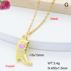 F6N301525vail-L017  Fashion Copper Necklace