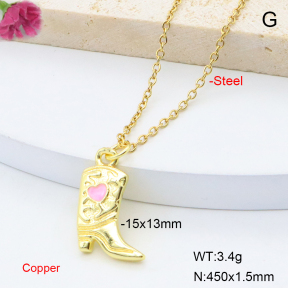 F6N301526vail-L017  Fashion Copper Necklace