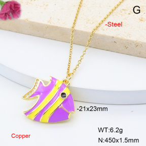 F6N301527avja-L017  Fashion Copper Necklace