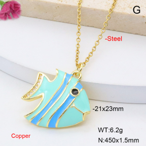 F6N301528avja-L017  Fashion Copper Necklace