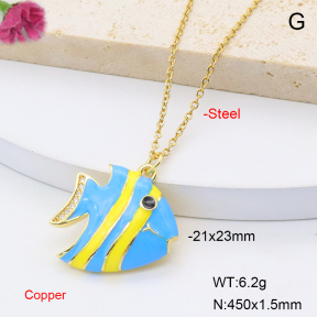 F6N301532avja-L017  Fashion Copper Necklace