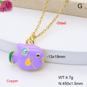 F6N301536avja-L017  Fashion Copper Necklace