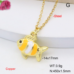 F6N301543vail-L017  Fashion Copper Necklace