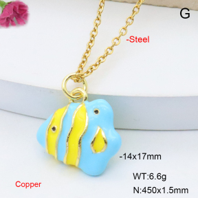 F6N301554avja-L017  Fashion Copper Necklace