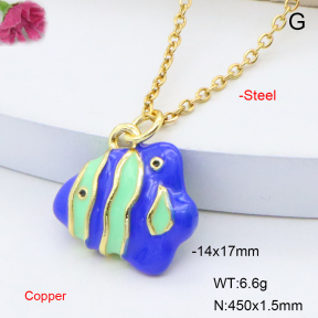F6N301555avja-L017  Fashion Copper Necklace
