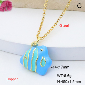 F6N301556avja-L017  Fashion Copper Necklace
