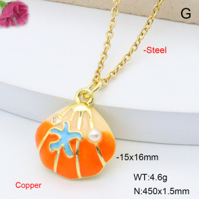 F6N301559avja-L017  Fashion Copper Necklace