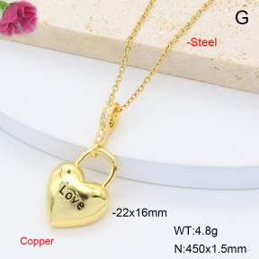 F6N301564avja-L017  Fashion Copper Necklace