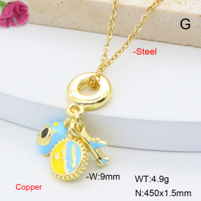 F6N301567baka-L017  Fashion Copper Necklace