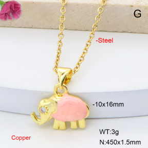 F6N301569vail-L017  Fashion Copper Necklace