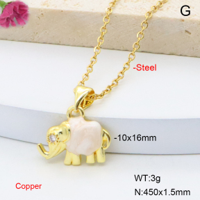 F6N301570vail-L017  Fashion Copper Necklace