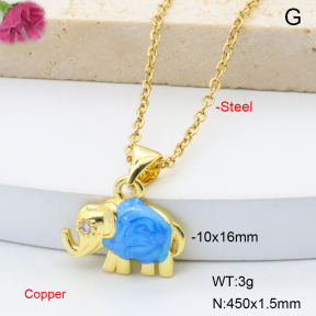 F6N301571vail-L017  Fashion Copper Necklace