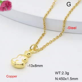 F6N301579vaia-L017  Fashion Copper Necklace