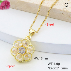 F6N408786aajl-L017  Fashion Copper Necklace