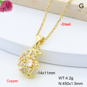 F6N408791aajl-L017  Fashion Copper Necklace