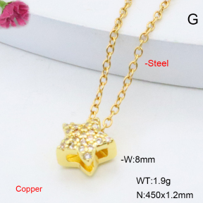 F6N408801vail-L017  Fashion Copper Necklace