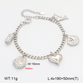 2B2004391bbov-656  Stainless Steel Bracelet