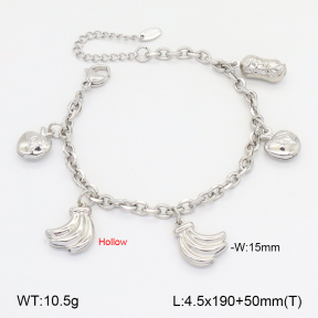 2B2004402bbov-656  Stainless Steel Bracelet
