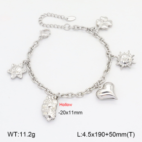 2B2004403bbov-656  Stainless Steel Bracelet