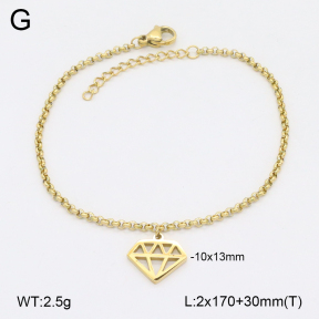 2B2004433bbov-656  Stainless Steel Bracelet