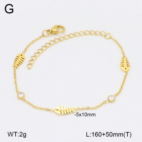 2B4005020bbov-656  Stainless Steel Bracelet