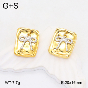 2E2006195vbmb-434  Stainless Steel Earrings