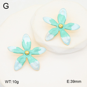 2E2006201bhbl-434  Stainless Steel Earrings