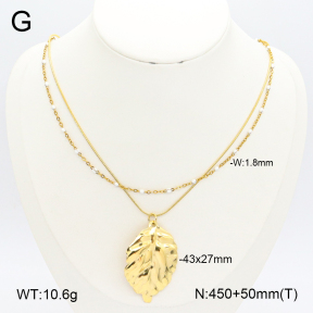 2N3002684bbov-434  Stainless Steel Necklace